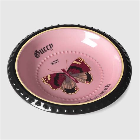 gucci small round tray|Gucci trinket tray.